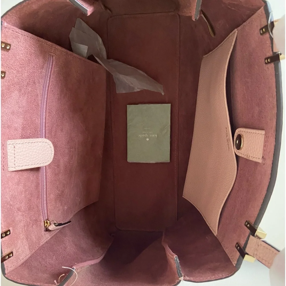 NWT Kate Spade Pershing Street Warmvellum  WKRU5435 Satchel Handbag
